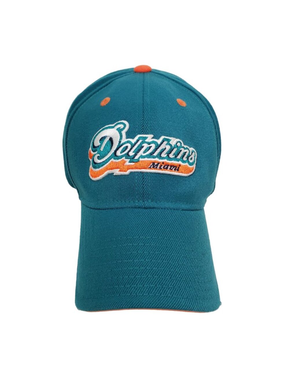 Miami Dolphins NFL Officially Licensed Team Apparel Embroidered Cap Hat Fitted